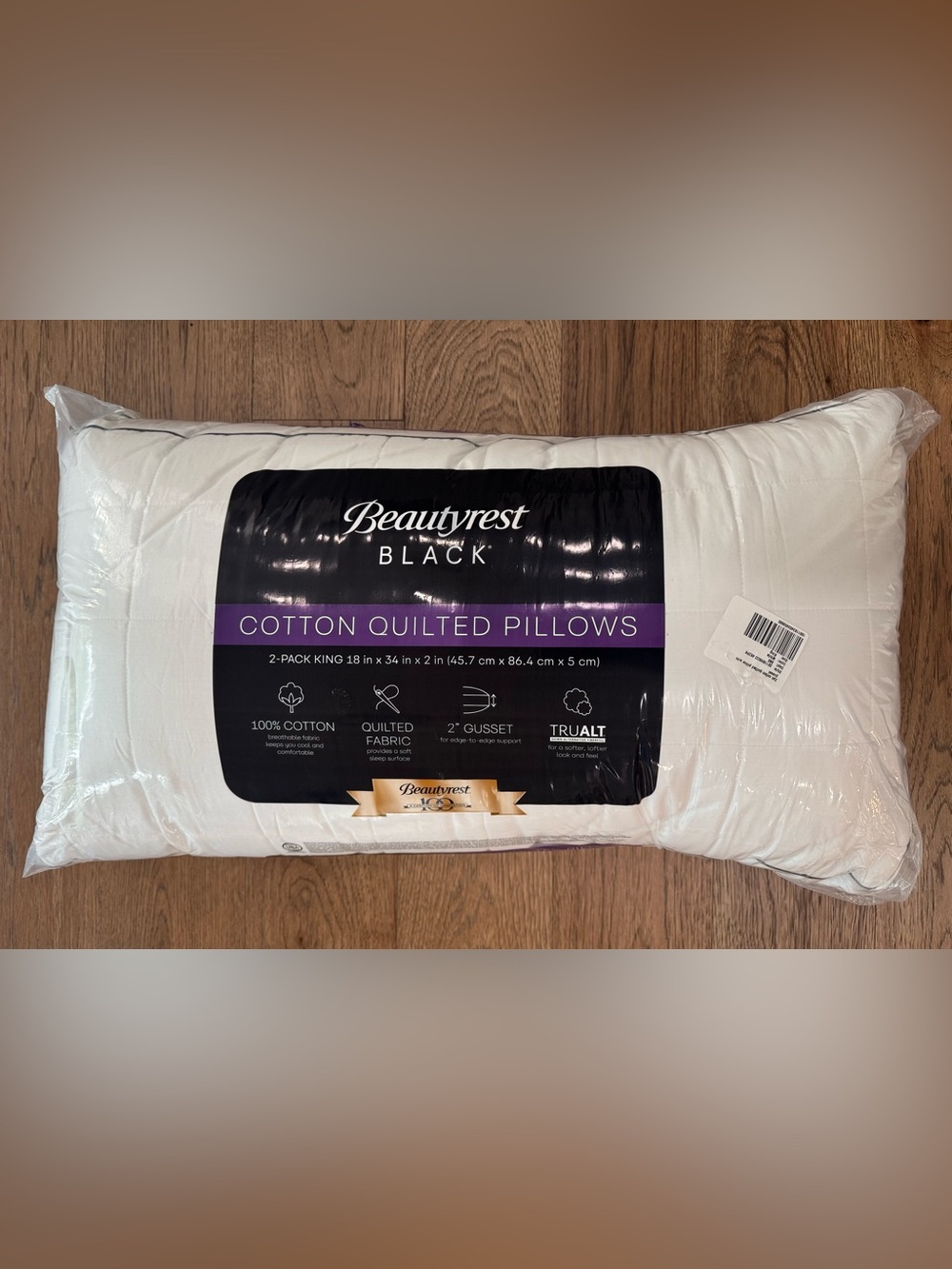 🎉LAST CHANCE🎉BEAUTY REST BLACK
2pk Luxurious Down Alternative Pillows